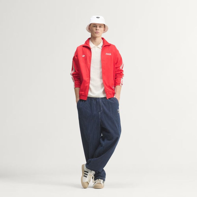 adidas 26Q3 6/6 Coca-Cola CLASSIC SPORT FIREBIRD TRACK JACKET ビビッドレッド KY2111