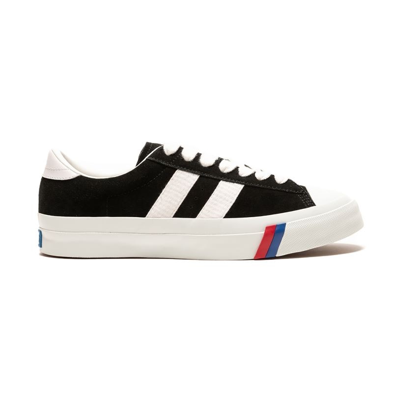 【プロケッズ/ロイヤルプラス/スウェード/Vibram】PRO-Keds C/O ROYAL PLUS SUEDE LO BLACK PN1021BK ブラック