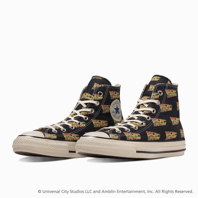 【セール30%OFF】converse 24FA 8/30 ALL STAR US LG HI / BACK TO THE FUTURE ブラック 31312620
