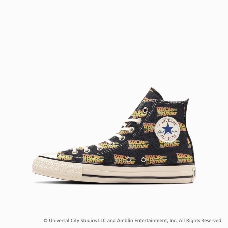 【セール30%OFF】converse 24FA 8/30 ALL STAR US LG HI / BACK TO THE FUTURE ブラック 31312620