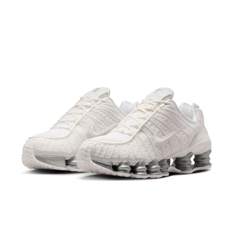 NIKE SHOX TL AR3566-103 24.5センチ NIKE FA25 NIKE WMNS SHOX TL セイル/セイル-セイル AR3566-103