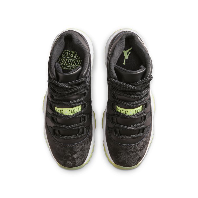 JORDAN BRAND HO25 10/4 AIR JORDAN 11 RETRO GS ブラック/ベアリーボルト-ダークレーズン-ホワイト IB1378-001