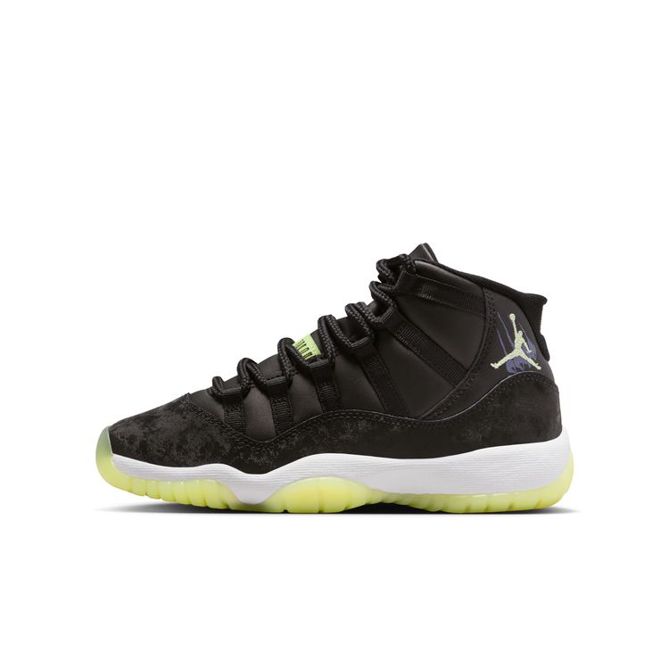 JORDAN BRAND HO25 10/4 AIR JORDAN 11 RETRO GS ブラック/ベアリーボルト-ダークレーズン-ホワイト IB1378-001