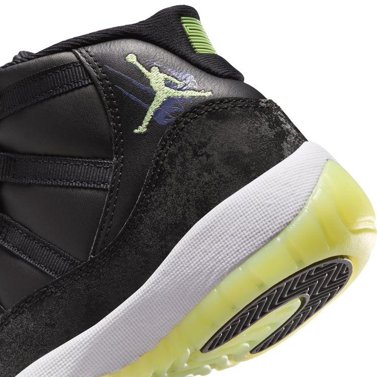 JORDAN BRAND HO25 10/4 AIR JORDAN 11 RETRO GS ブラック/ベアリーボルト-ダークレーズン-ホワイト IB1378-001