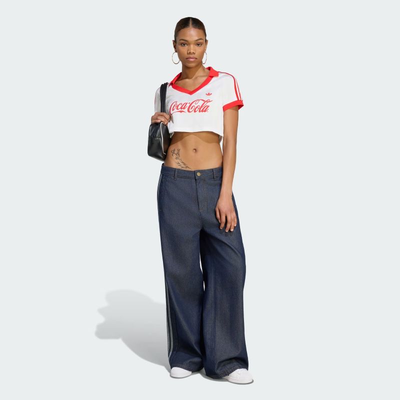 adidas 26Q3 6/6 CROPPED JERSEY COCA COLA コアホワイト KY7571