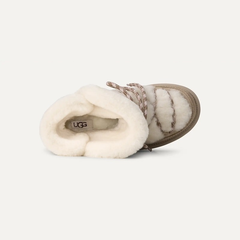 UGG AW26 11/6 W CLASSIC TREAD FLUFFED BOOT MOONLIGHT 1183490-MNL