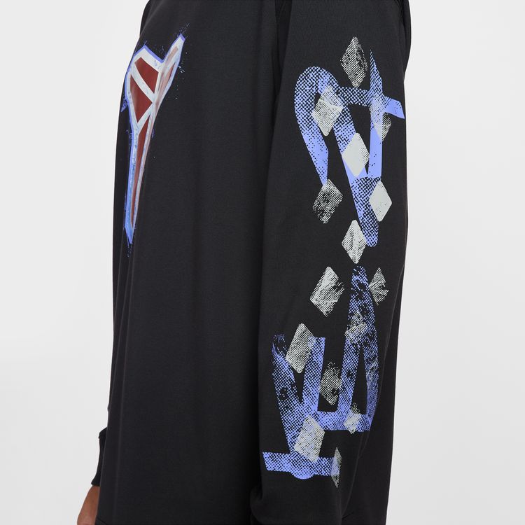 NIKE HO25 12/11 AS KB M NK DF TEE LS M90 ブラック IM7749-010