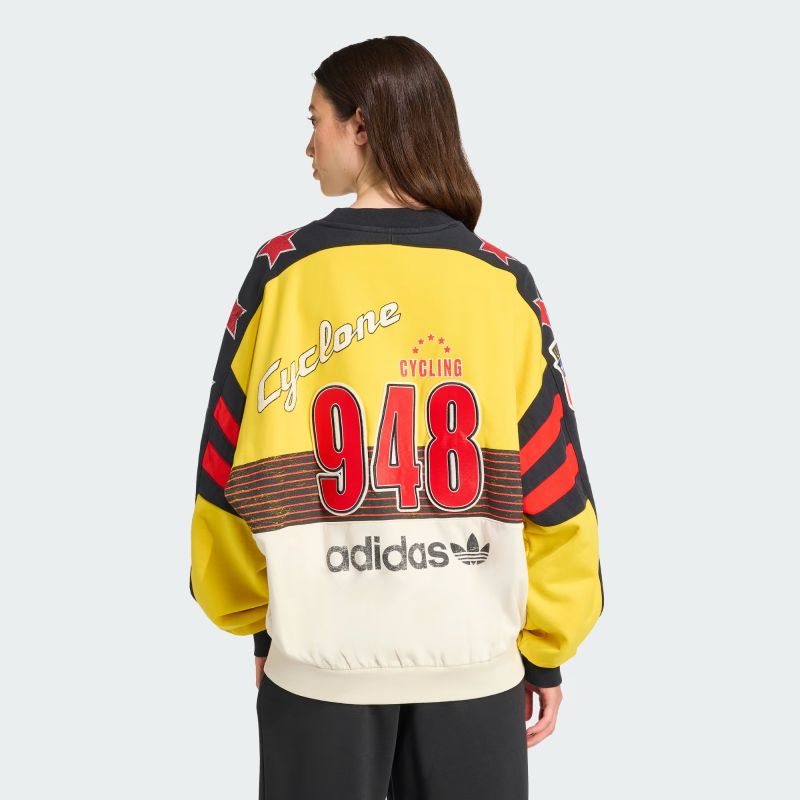 adidas 25Q4 CYCLING CREW EQT イエロー/クラウドホワイト/ブラック JW0147