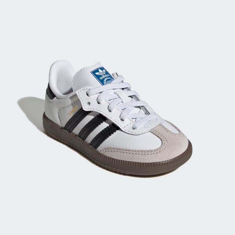 adidas 25Q3 SAMBA OG CF EL I フットウェアホワイト/コアブラック/ガム JQ3191