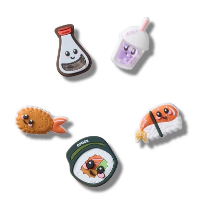 crocs 25Q3 Jibbitz charms Sushi Dinner 5 Pack 10016372