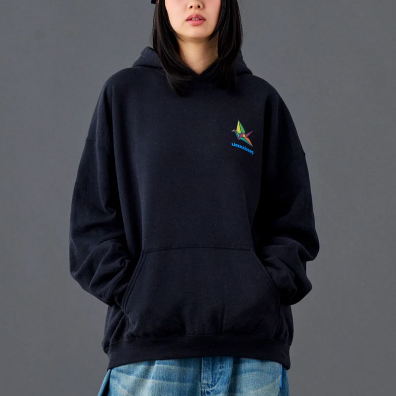 Liberaiders 26SS 2/6 STAINED GLASS HOODIE 733012601 ブラック イエロー 733012601-BLK 733012601-YEL