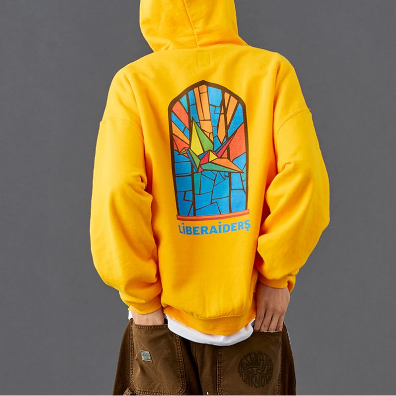 Liberaiders 26SS 2/6 STAINED GLASS HOODIE 733012601 ブラック