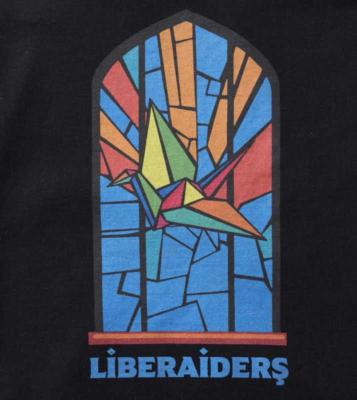 Liberaiders 26SS 2/6 STAINED GLASS HOODIE 733012601 ブラック イエロー 733012601-BLK 733012601-YEL