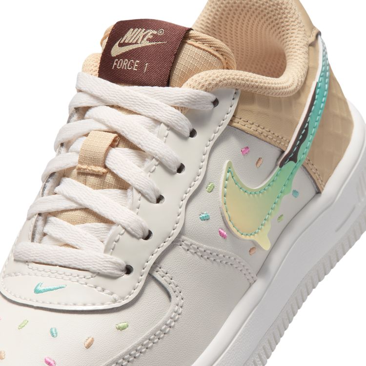 NIKE FA26 NIKE FORCE 1 LOW BP LACE セイル/マルチカラー-セサミ-ブリーチドターコイズ IV6208-133