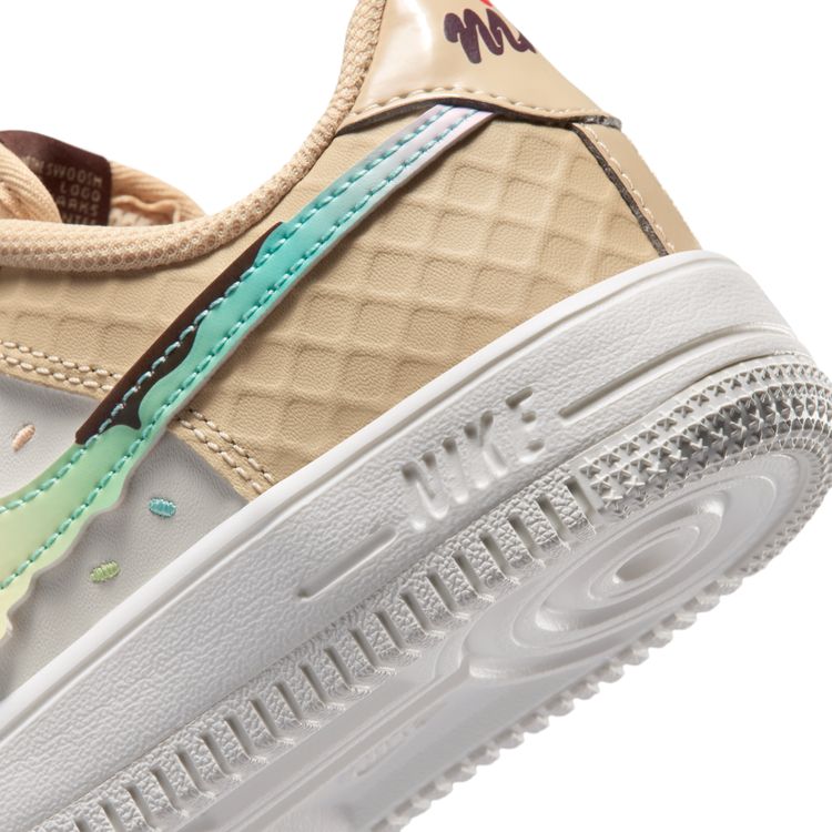 NIKE FA26 NIKE FORCE 1 LOW BP LACE セイル/マルチカラー-セサミ