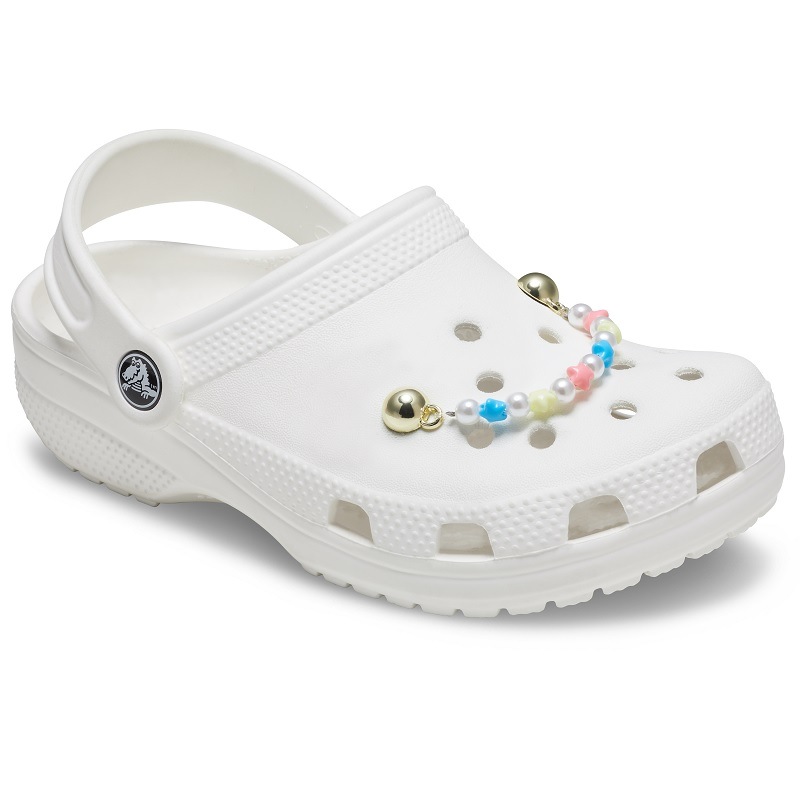 【ジビッツチャーム】【クロックス用アクセサリー】crocs 24HO クロックス ジビッツチャーム パール アンド スター チェーン Jibbitz charms Pearl and Star Chain 10014182 アクセサリー