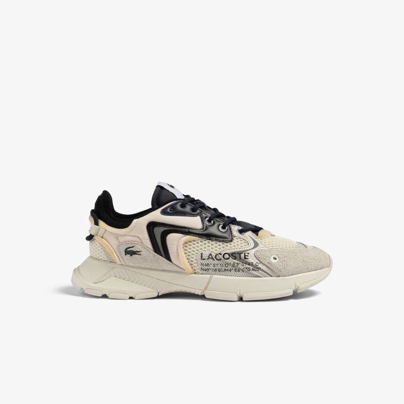 LACOSTE　ラコステ　L1212  　サイズ3　文字ワニ  クリーム highground_ta-0373