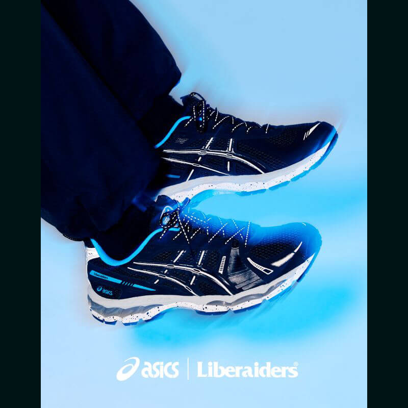 asics 25AW 12/12  Liberaiders x GEL-KAYANO 12.1 BLACK/PURE SILVER 1203A985-002