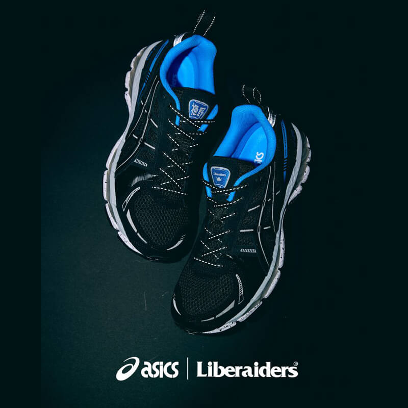 asics 25AW 12/12  Liberaiders x GEL-KAYANO 12.1 BLACK/PURE SILVER 1203A985-002