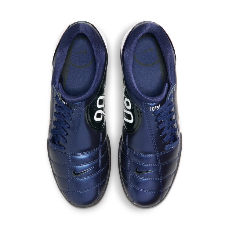 SEA 人気色!ネイビー フットボールプルオーバー完売品！ NIKE SP26 NIKE WMNS T90 ミッドナイトネイビー/ブラック-ホワイト