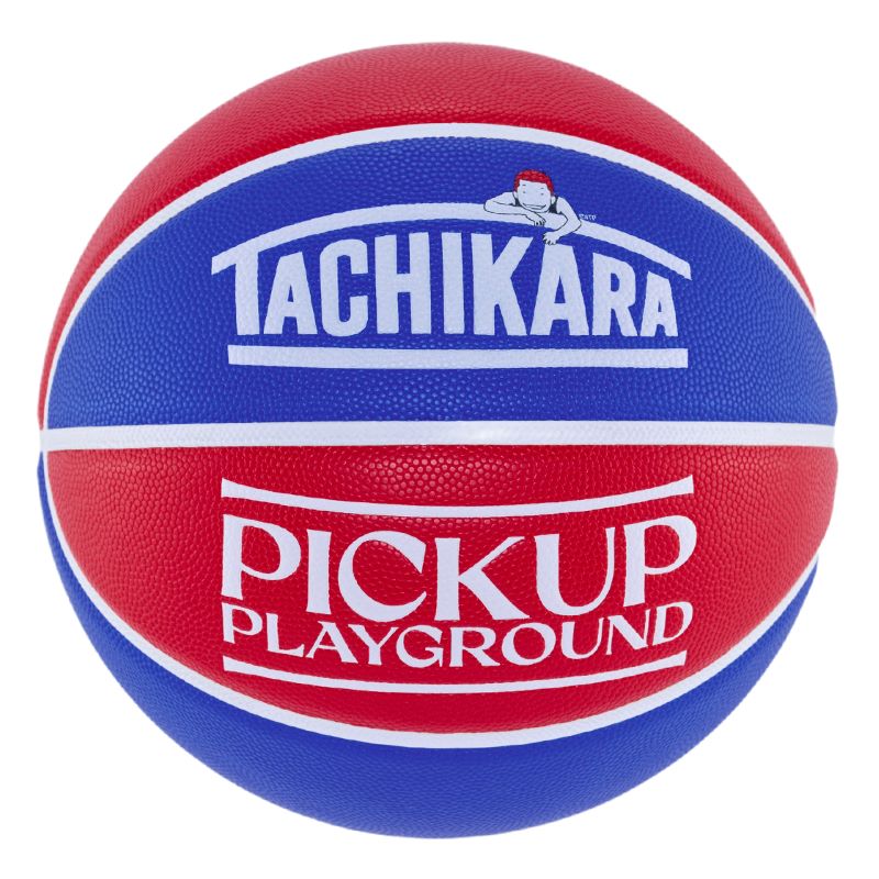 【限定モデル】【7号球】【バスケットボール】【PLAYGROUND別注】タチカラ ボール TACHIKARA BASKETBALL ピックアッププレーグラウンド PICK UP PLAYGROUND ×TACHIKARA BALL PACK SB7-581 Red / Blue  メンズボール レッド/ブルー スラムダンク 桜木花道