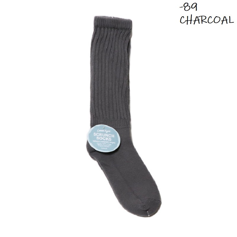 【人気モデル/定番モデル】【トレンド靴下/リブソックス/ルーズソックス36cm】THESOX Luxury C/O ザソックス ルーズタイプ Loose Type SCRUNCH SOCKS 36cm 全4色 162-1023 ブラック ホワイト グレー アイボリー