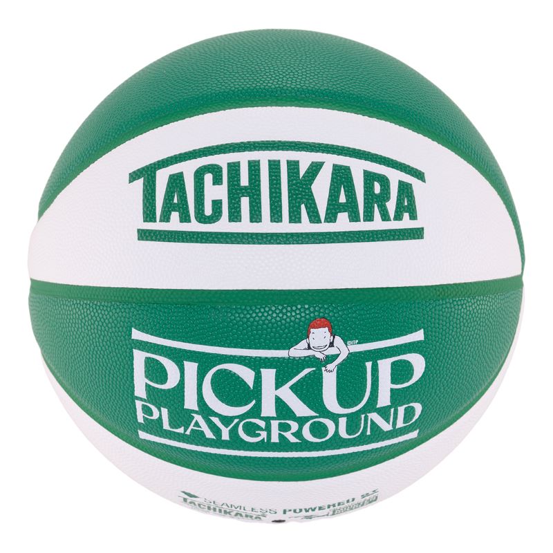 【限定モデル】【7号球】【バスケットボール】【PLAYGROUND別注】タチカラ ボール TACHIKARA BASKETBALL ピックアッププレーグラウンド PICK UP PLAYGROUND ×TACHIKARA BALL PACK SB7-585  メンズボール グリーン/ホワイト スラムダンク 桜木花道