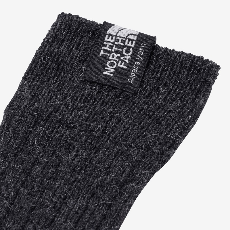 【セール30%OFF】THE NORTH FACE F24 ザ・ノースフェイス ナチュラリー アルパカ クルー Naturally Alpaca Crew チャコールグレー NN82416-CG
