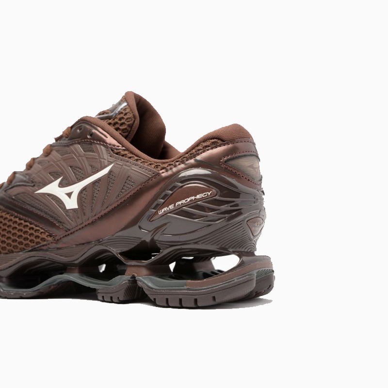 MIZUNO 25AW 9/26 WAVE PROPHECY LS 05:ブラウン×オフホワイト D1GA251105