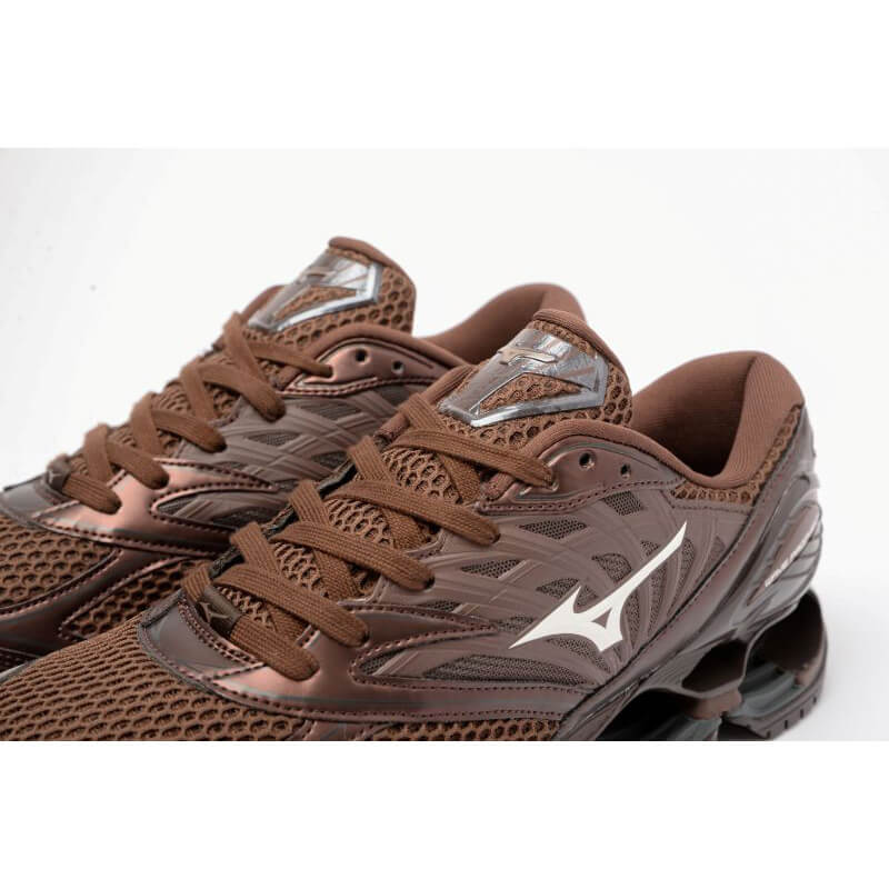 MIZUNO 25AW 9/26 WAVE PROPHECY LS 05:ブラウン×オフホワイト D1GA251105