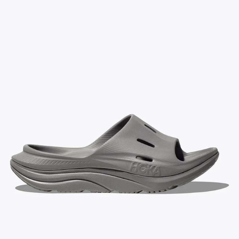 HOKA ONE ONE C/O U ORA RECOVERY SLIDE 3 Grey/Grey 1135061-GYGY
