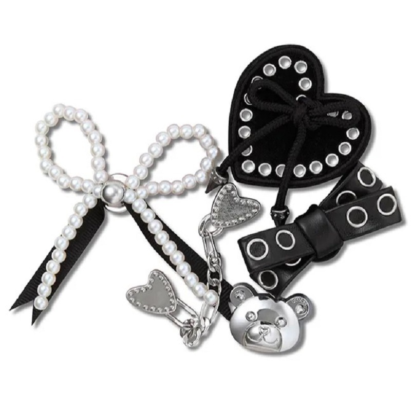 crocs 25Q4 Jibbitz charms Indie Luxe Silver 5 Pack 10016472