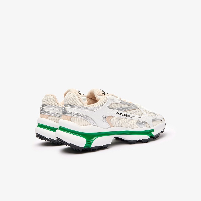 LACOSTE 25SS ラコステ スニーカー W L003 2K24 124 1 SFA WHT/GRN 47SFA0012-082 ホワイト/グリーン