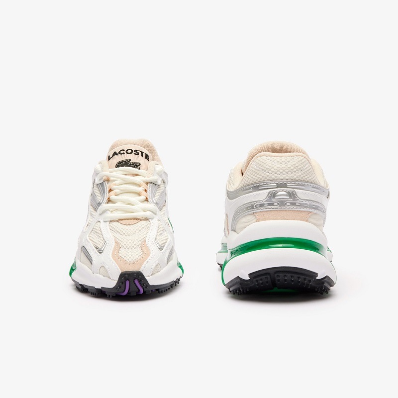 LACOSTE 25SS ラコステ スニーカー W L003 2K24 124 1 SFA WHT/GRN 47SFA0012-082 ホワイト/グリーン