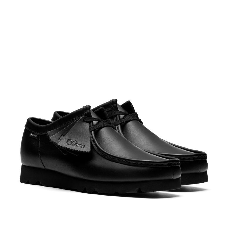 Clarks AW25 M WallabeeGTX Black/Black Leather 26183074