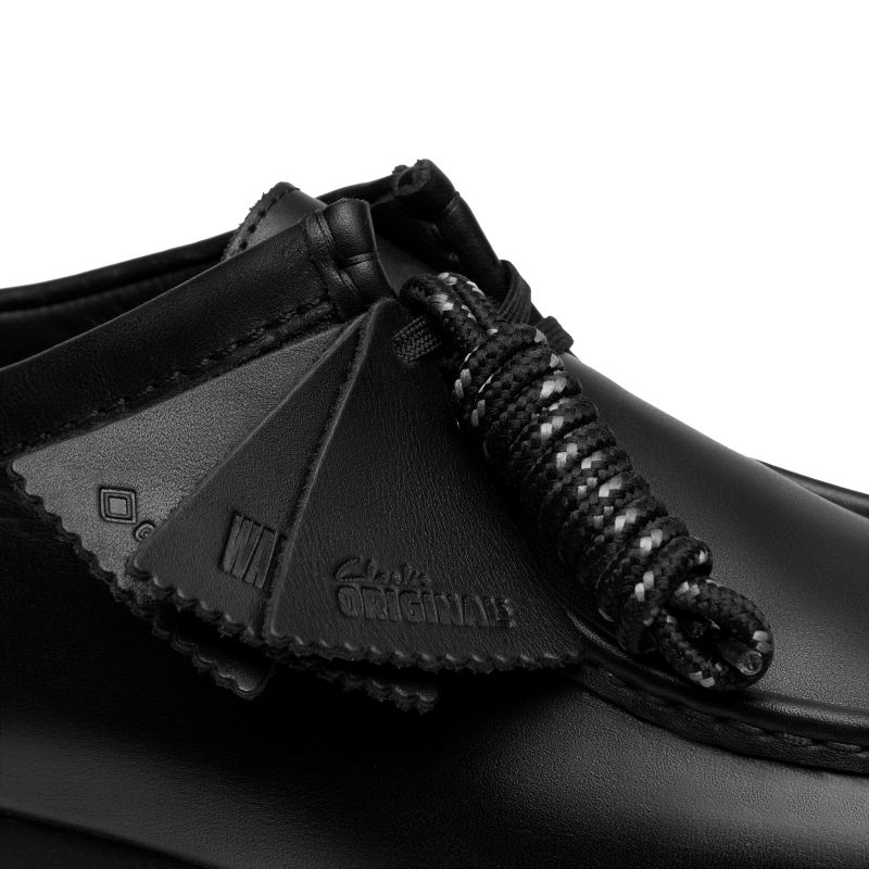 Clarks AW25 M WallabeeGTX Black/Black Leather 26183074