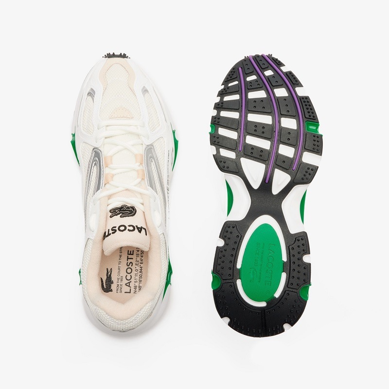 LACOSTE C/O ラコステ スニーカー M L003 2K24 124 1 SMA WHT/GRN 47SMA0013-082 ホワイト/グリーン