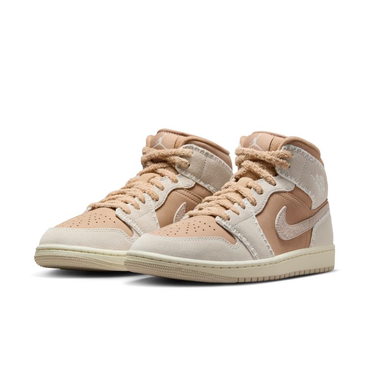 JORDAN BRAND HO25 WMNS AIR JORDAN 1 MID SE ヘンプ/ライトオールウッドブラウン HV4269-200