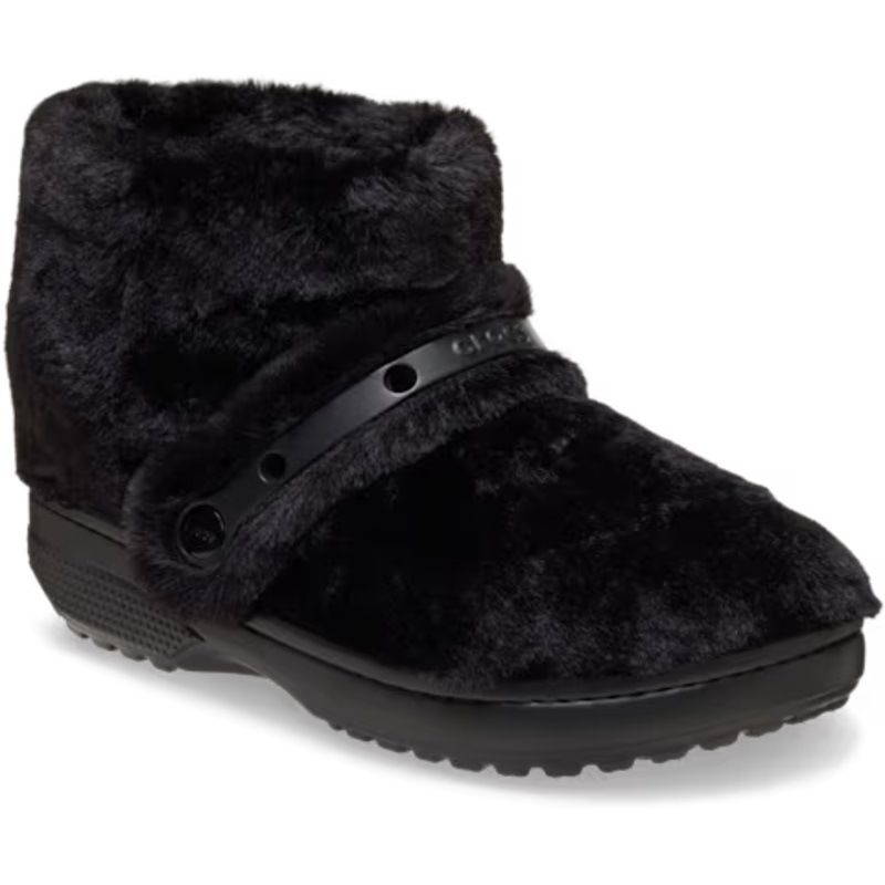 crocs 25Q4 CLASSIC UNFURGETTABLE BOOT Black/Black 211743-060