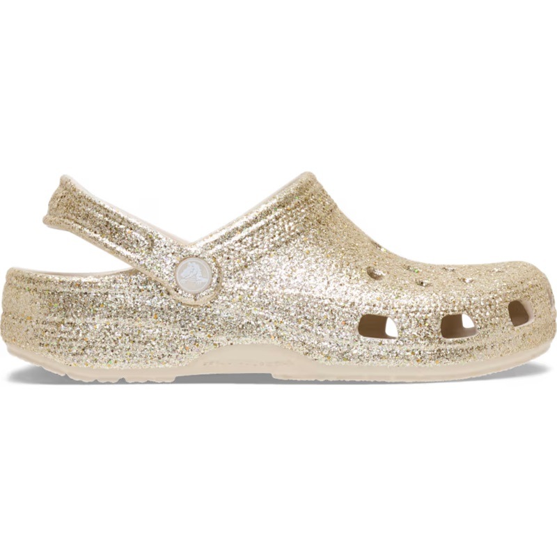 crocs 25Q4 CLASSIC CHUNKY GLITTER CLOG Sandstone 212049-0LH