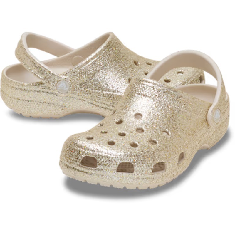 crocs 25Q4 CLASSIC CHUNKY GLITTER CLOG Sandstone 212049-0LH