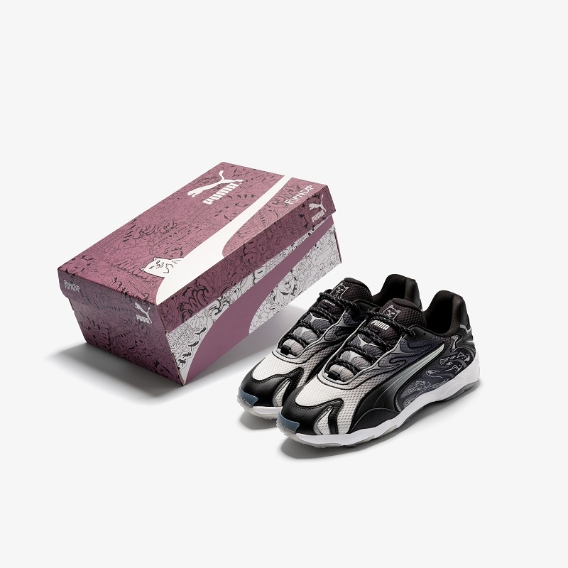 PUMA AU25 9/27 INHALE RIPNDIP PUMA BLACK-PUMA SILVER 403648-01
