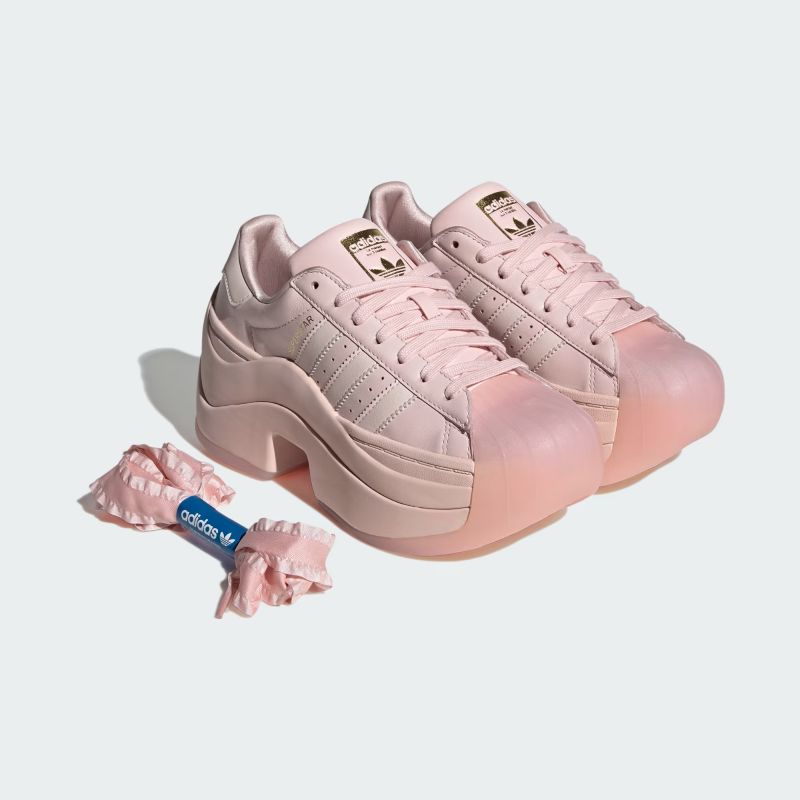 adidas 26Q1 SUPERSTAR BOLD サンディピンク/ワンダークウォーツ/ゴールドメタリック IH4518