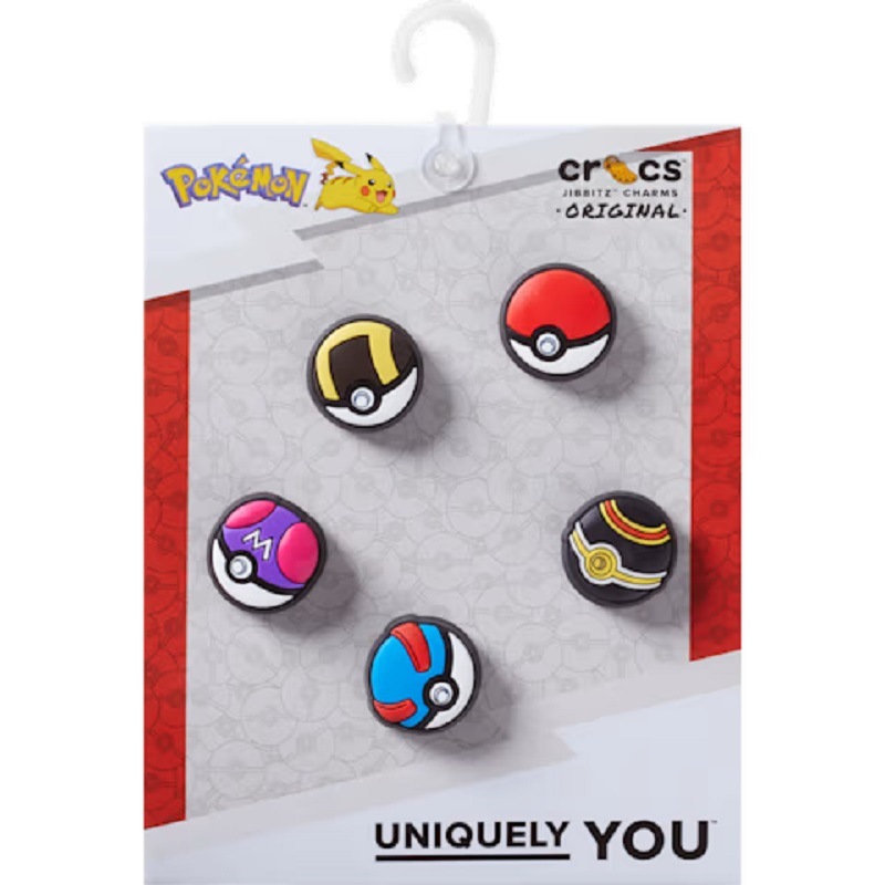 crocs 25Q2 6/11 Jibbitz charms Poke Ball 5 Pack 10015745