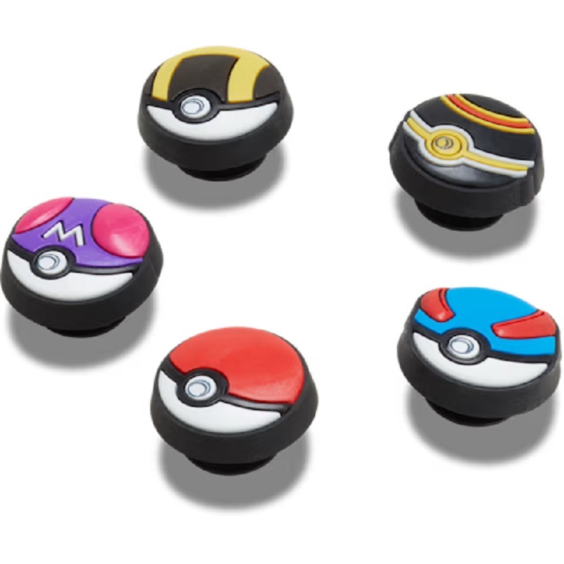 crocs 25Q2 6/11 Jibbitz charms Poke Ball 5 Pack 10015745