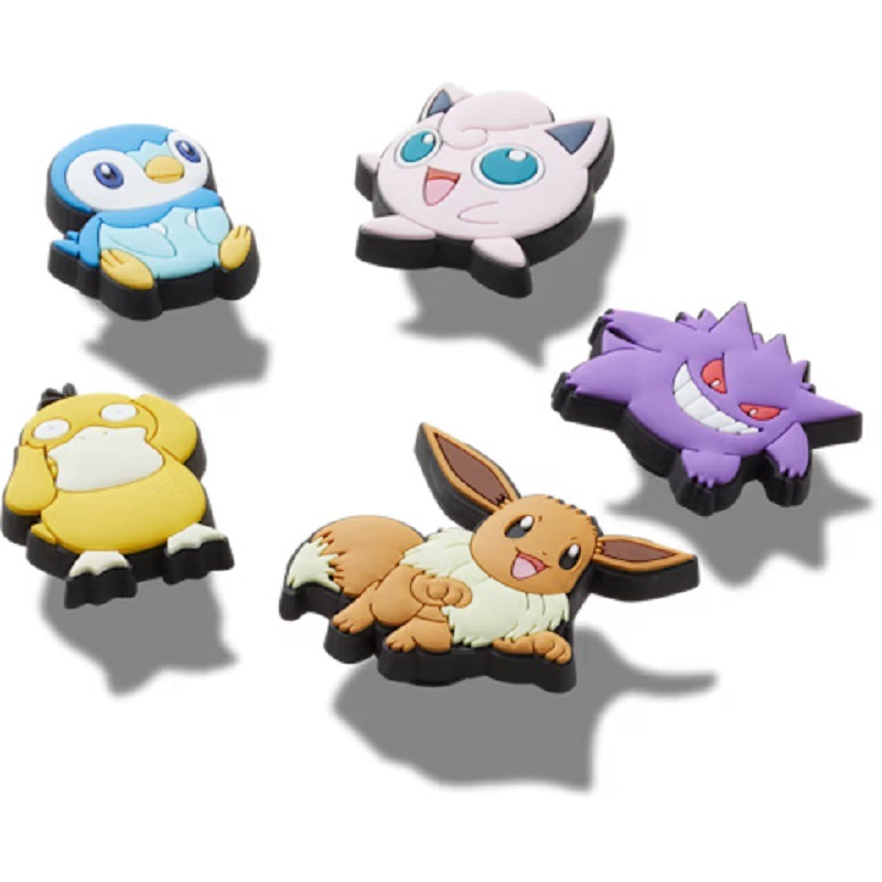 crocs 25Q2 6/11 Jibbitz charms Pokemon Assrtd 5 Pack 10015746