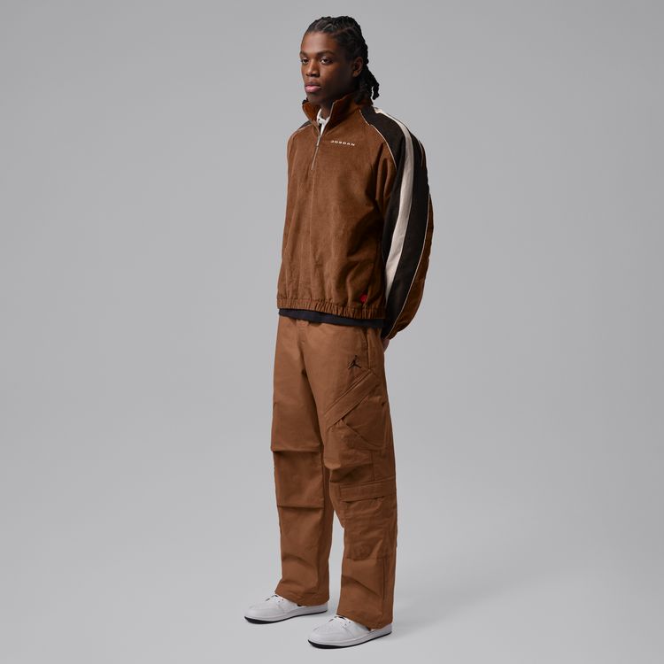 JORDAN BRAND FA26 M J FLT CORD HALF ZIP ライトブリティッシュタン/ベルベットブラウン/パールホワイト IM9879-281