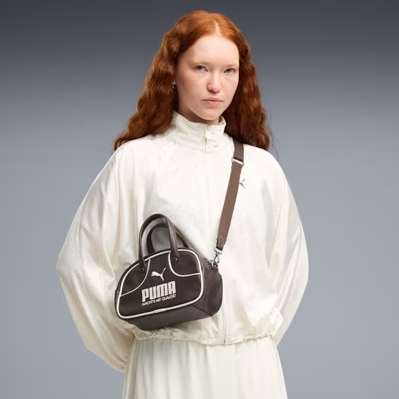 PUMA AW26 PUMA 1976 ARCHIVE MINI GRIP BAG CHOCOLATE FONDUE-ALPINE SNOW 092319-03