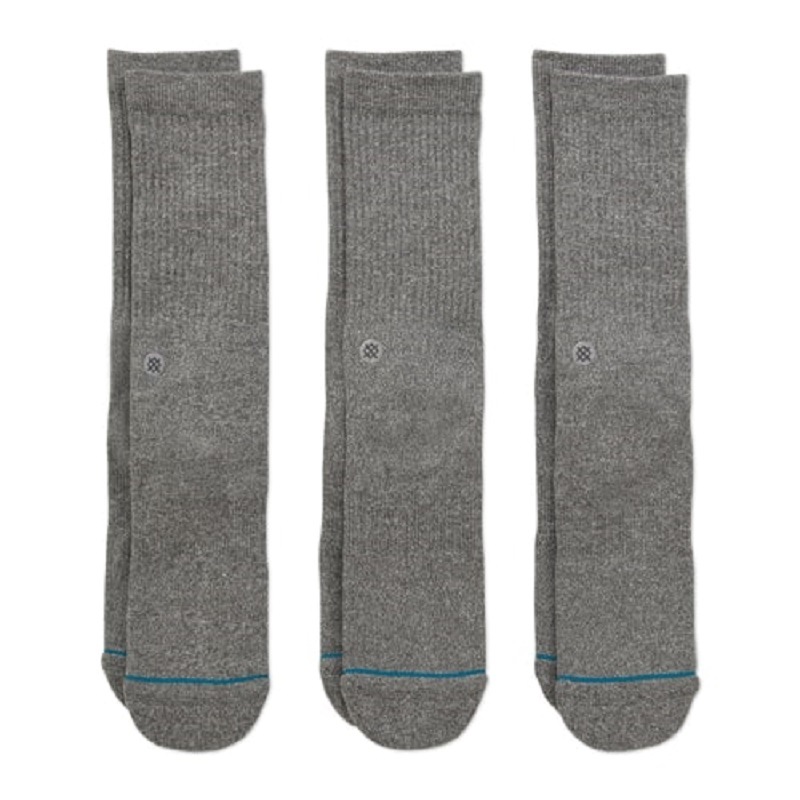 【定番モデル】【スタンスソックス】【3足セット】STANCE C/O スタンス ファッション アイコン3パック ICON 3 PACK GREY HEATHER M556D18ICP-GRH メンズ アパレル グレー ライフスタイル