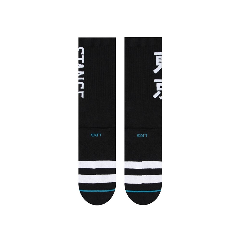 STANCE 25SS OG TOKYO CREW BLACK A556D24OGT#BLK A556D24OGT-BLK